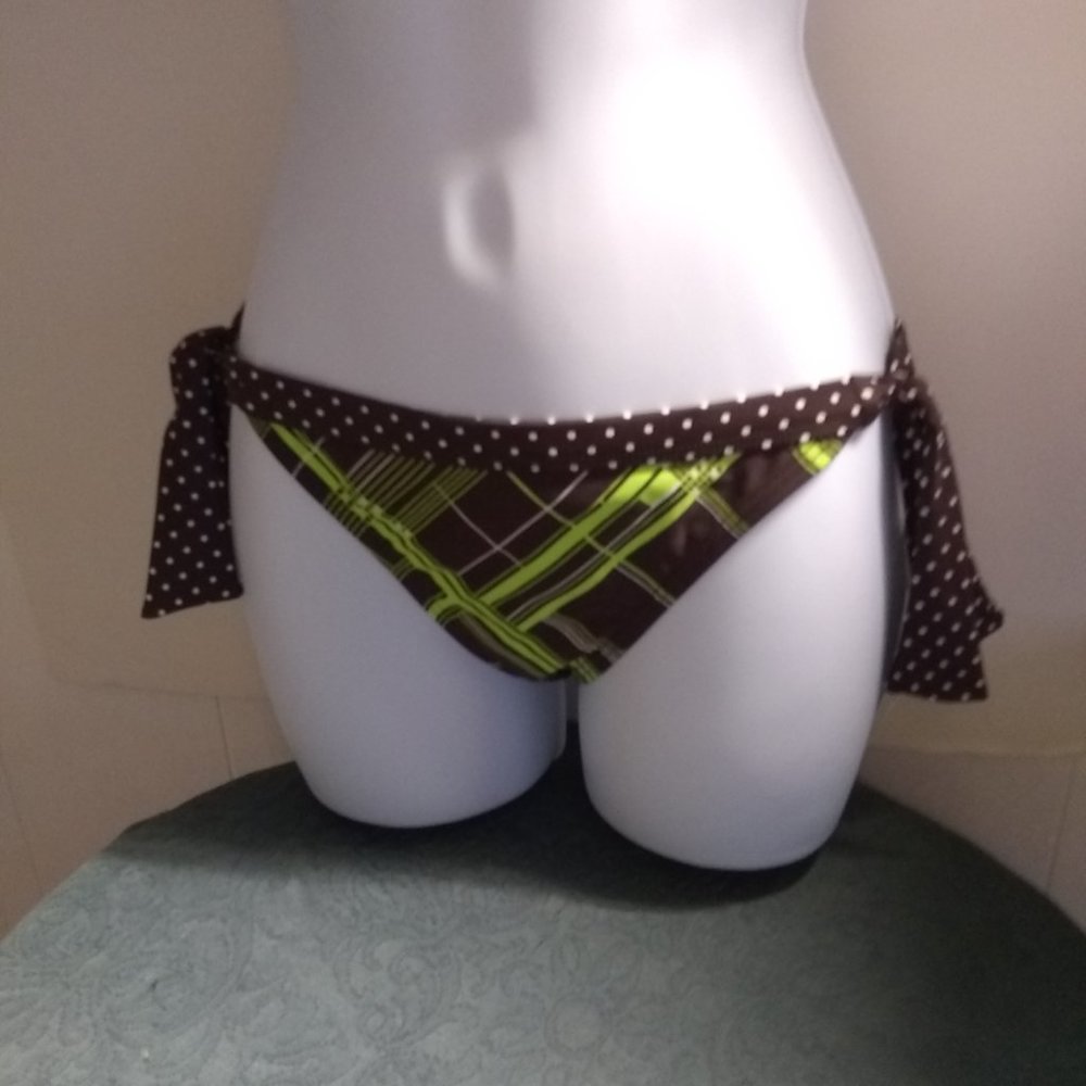 Hobie New Brown Medium Hipster Bikini Bottoms